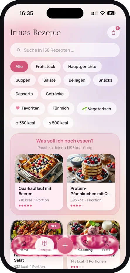Rezepte von Irina